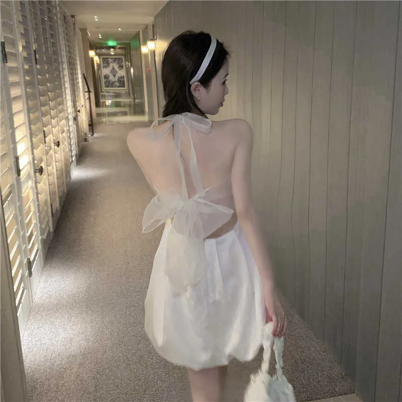 korean backless dress Korean Sexy Backless V Neck Crochet Dress – LastWardrobe Singapore