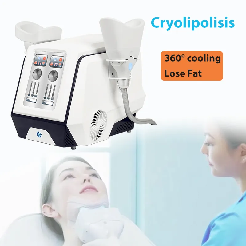 최신 모든 라운드 잃는 체중 360 ° Cryo Fat Freezing Cryolipolysis 슬리밍 기계 지원 2 핸들