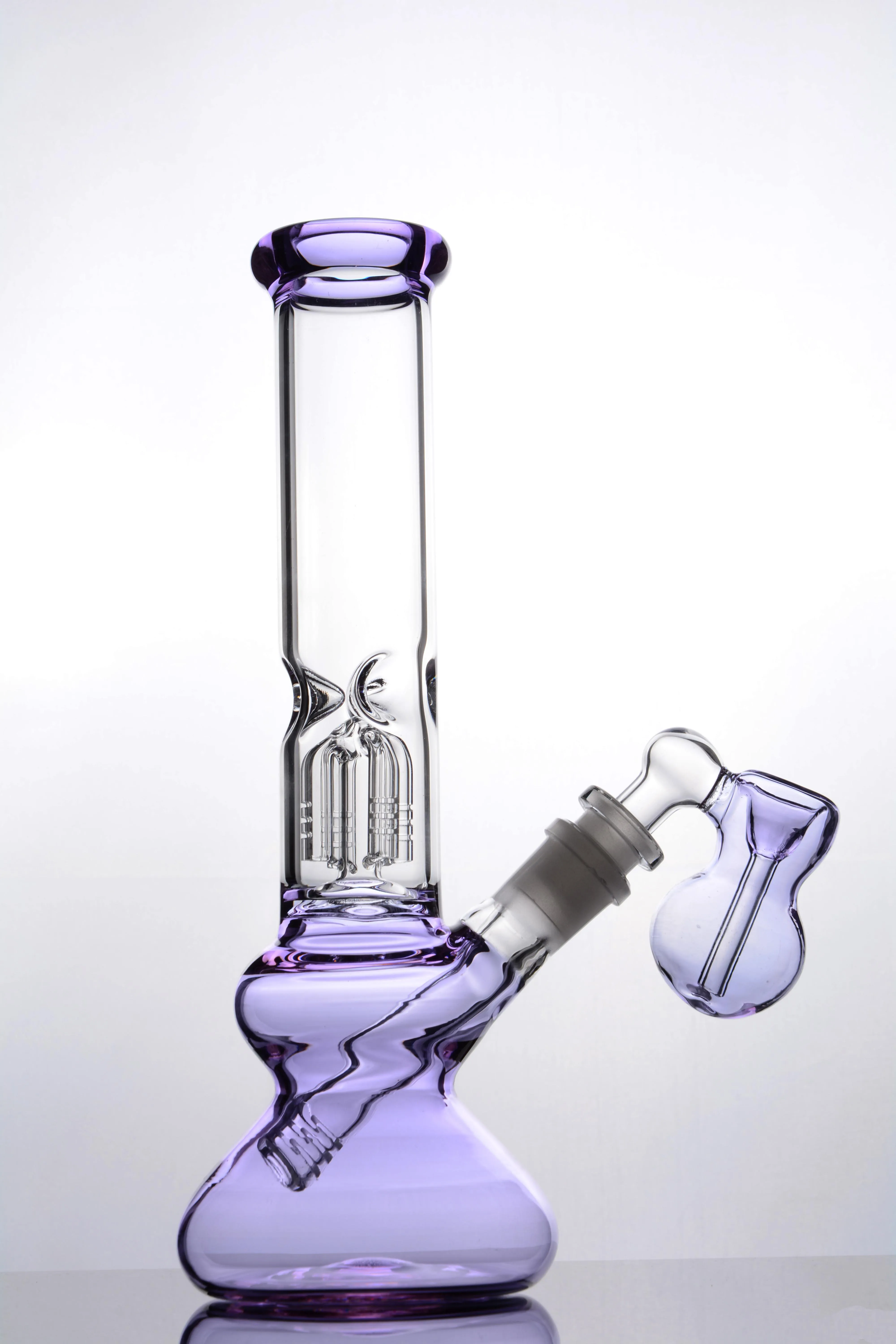 Nowa Premium 10 inch Glass Bong Water Fajna Fajna 18mm Kobiet Żeńska Drzewo PerColator Z Ash Catcher Dab Rig Duży Stock