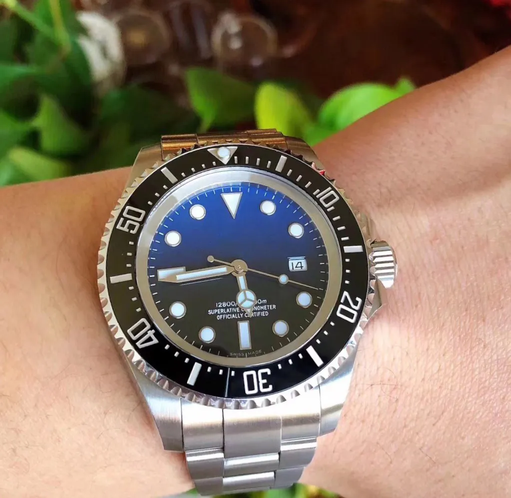 Мужские автоматические механические часы SEA deep Dweller Watches из нержавеющей стали 116660R