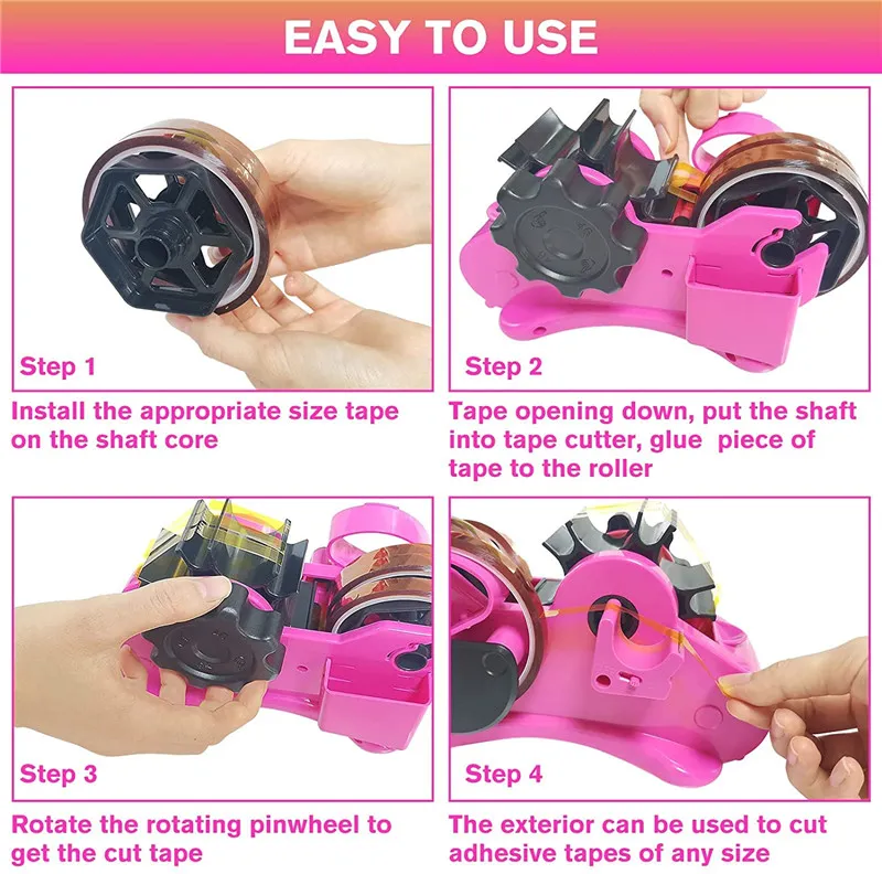 Wholesale Air A12 Heat Transfer Tape Dispenser Pink Multi Roll, Semi  Automatic, Fixed Length, 35mm/46mm Packing Tape Cutter From Hc_network004,  $14.21