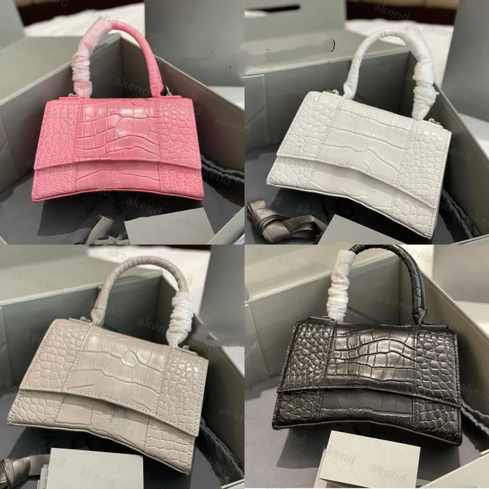 Najwyższej jakości torebki z prawdziwej skóry torby crossbody damskie męskie dużego ciężaru luksusowy projektant modny portfel mylon wzór krokodyla kieszenie torebka na ramię
