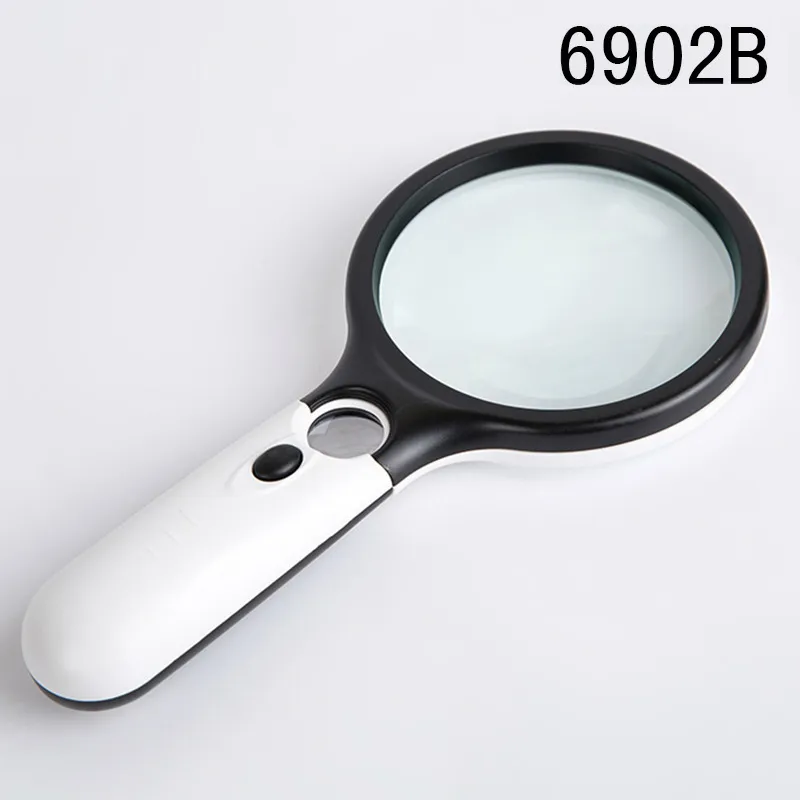 LED Light 15X Wearable Magnifier Reading Magnifying Glass Lens Jewelry  Loupe