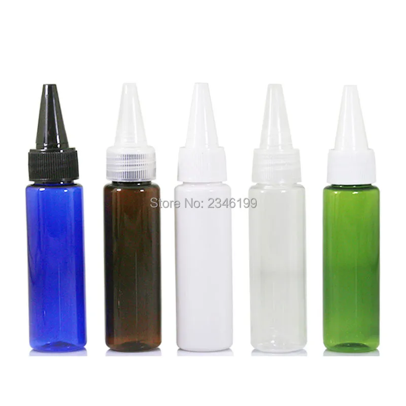 Plastic Bottle 30ml Tip Cover Plastic Bottle Plastic Refillable Bottle Cosmetic Container Empty Transparent Cap Packaging (3)