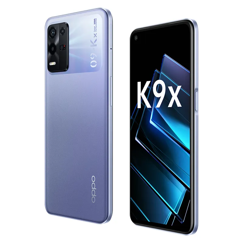 Oryginalny OPPO K9X 5G Telefon komórkowy 6 GB RAM 128GB ROM OCTA Core MTK Dimity 810 Android 6,49 cali LCD Pełny ekran 64.0mp OTG 5000MAH ID Filcowy ID Smartfon