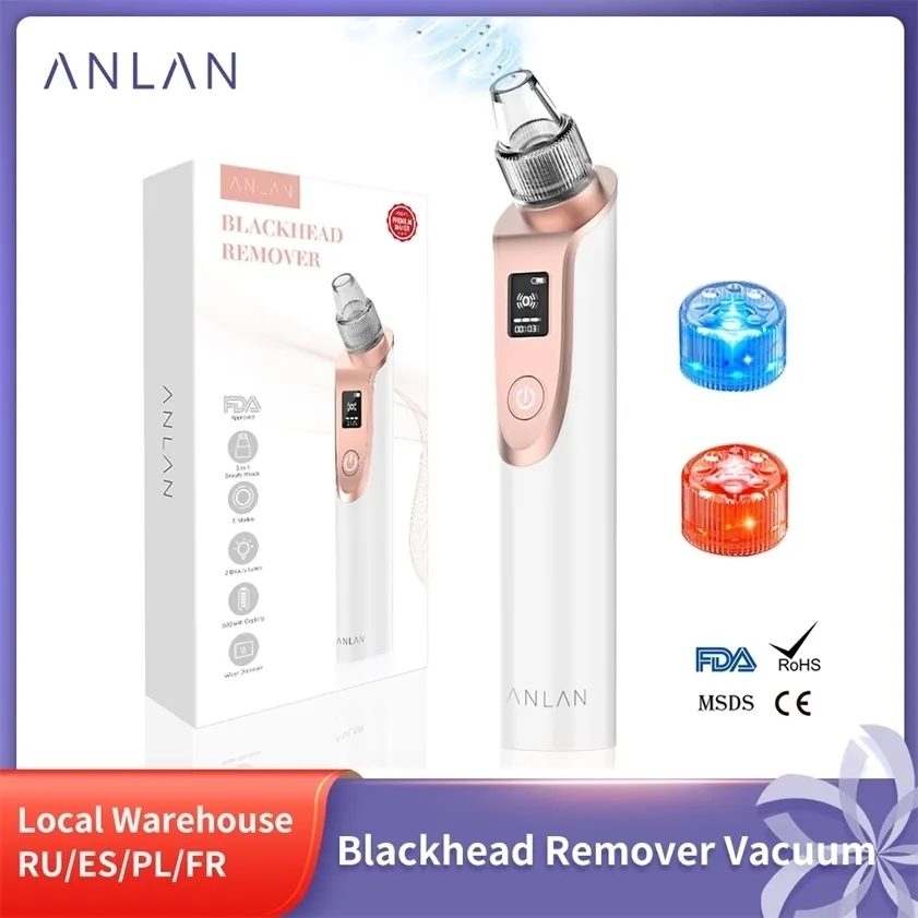 Anlan Blackhead Remover 진공 구멍 청소기 청소기 여드름 코데돈 제거 블랙 헤드 페이스 케어 여드름 도구 코미돈 ctor 26