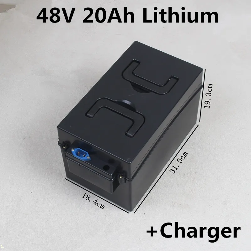 Przenośna 48V 20AH litowo -jonowa pakiet akumulator