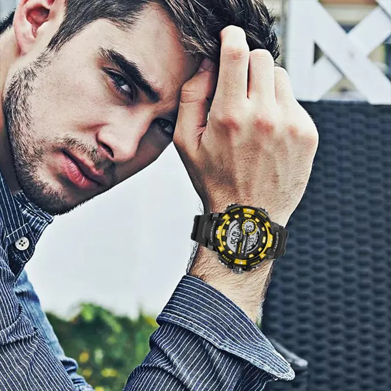 Reloj Digital Para Hombre Relojes De Pulsera Deportivos Hombres