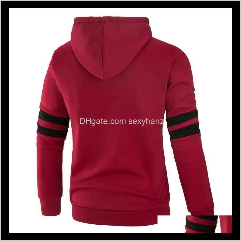 men hoodies autumn male long sleeve patchwork streetwear hoodie black red big size sweatshirt for men