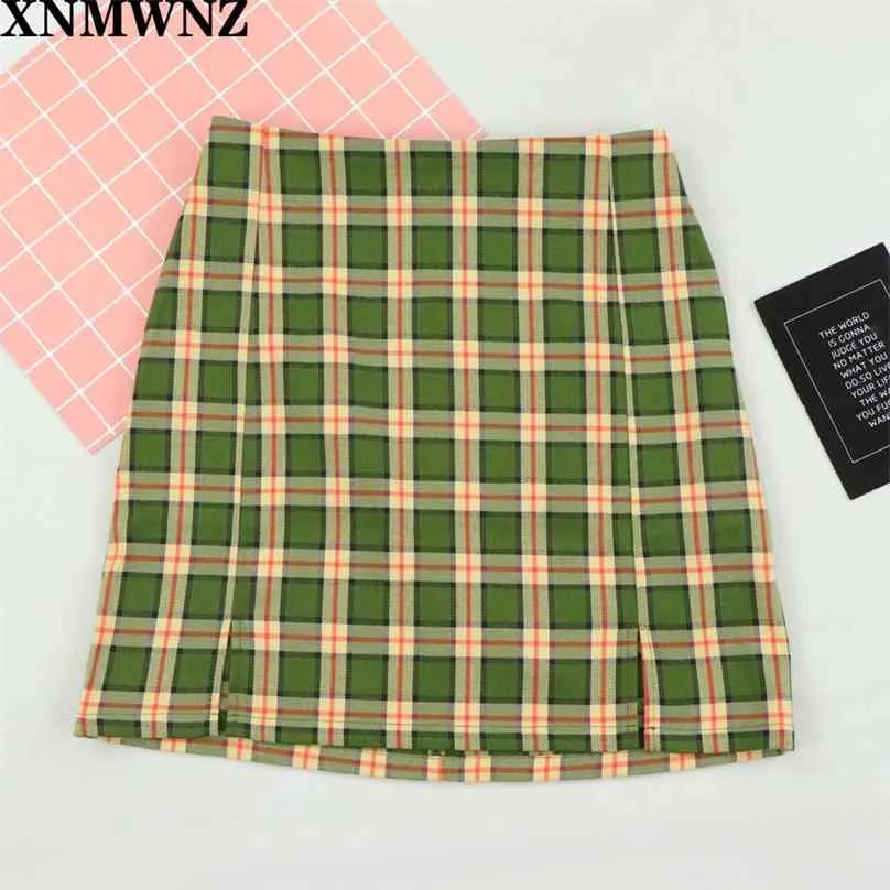 Ahorra a lo Grande en Compras al por Mayor de Minifalda A Cuadros Con  Detalles Divididos Para Mujer Con Falda Pantalón Debajo De Pantalones  Cortos A