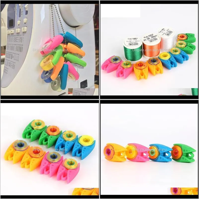 10/20/30/50 pcs bobbin clamps holders keeping bobbin thread tails under control sewing tools clamps clips holders1