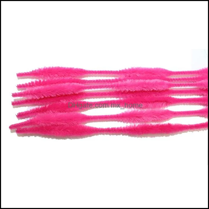 100pcs/lot Wavy Shape Chenille Stems Pipe Cleaners Kids Toys DIY Handicraft Materials For Creative Kids Educational Toys1