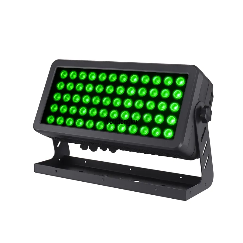 2PCS IP65 في الهواء الطلق LED RGBW غسالة غسالة DLIDLAY DMX 60X15W 4in1 LED مضاد للماء الإضاءة غسل المدينة