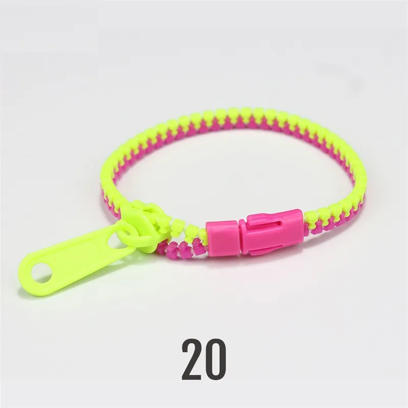 Zipper Bracelet Anti Stress Toy for Kids Party 19cm 5mm Width Autism Hand Sensory Stress Reliever Toys