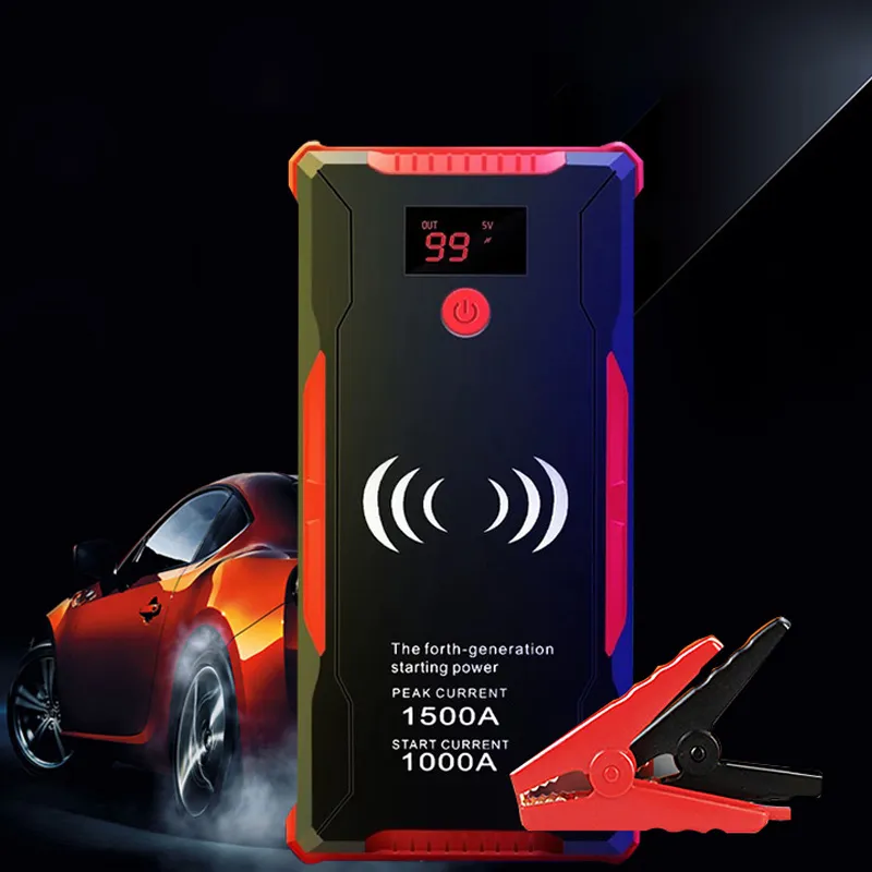 22000mAh Jumper Samochód Rozrusznik Mobile Power Bank Dostawa Przenośna Lampa Odkryty Uruchamianie Auto Emergency Tool