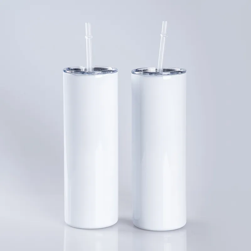 Wholesale Bulk Insulated Blank Sublimation Cheap Sublimation Tumblers With  Straw Straight Skinny Stainless Steel 20oz/20oz USA CA Warehouse 905 From  Bazaarlife, $0.42