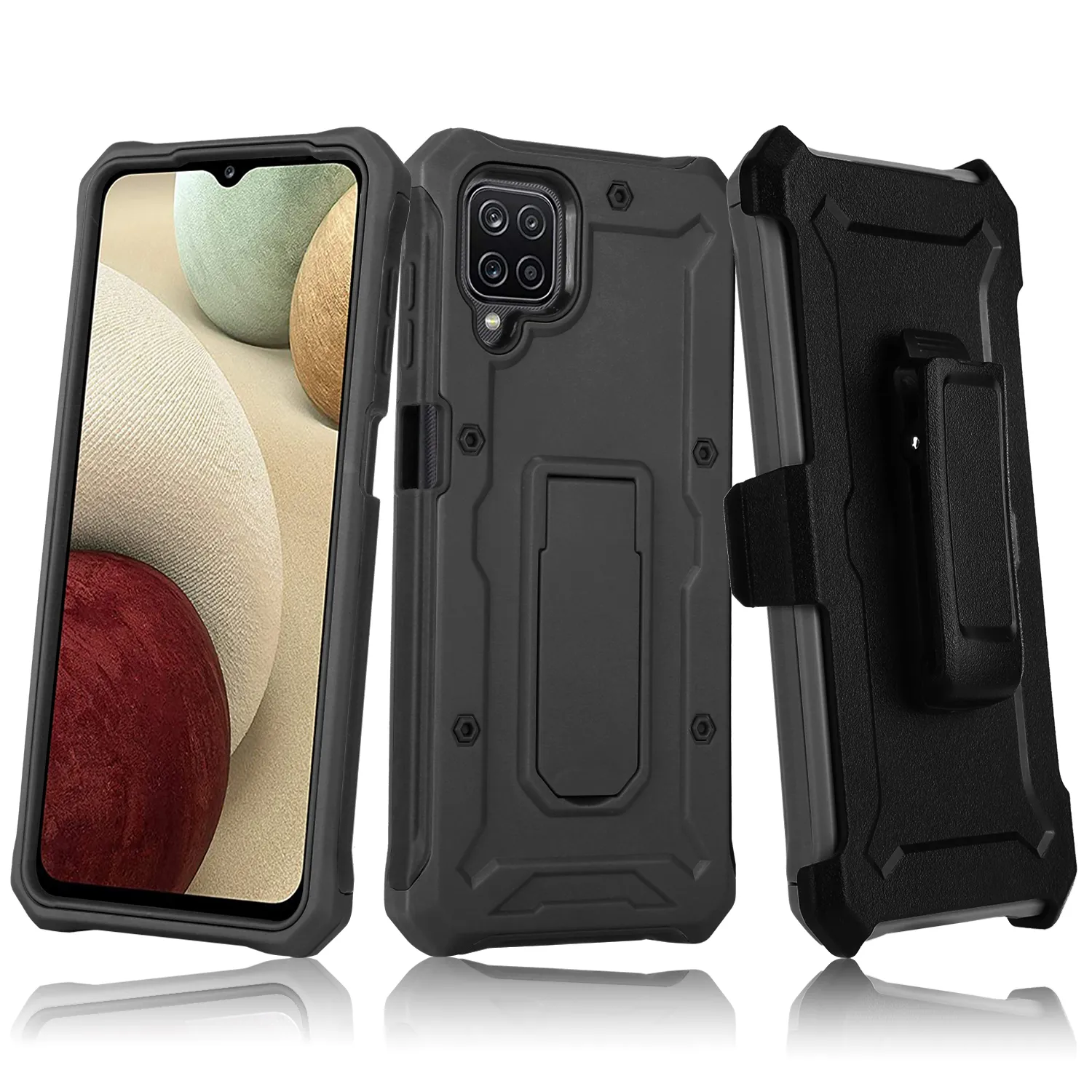 Nieuwe stijl 2 in 1 met riemclip Standstand Telefoonhoesjes Cover voor Motorola One 5G Ace G Stylus Power Play 2021 5G 4G