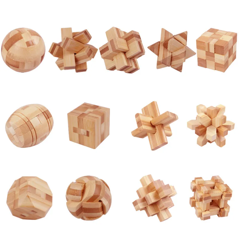 Design IQ Brain Teaser Kong Ming Lock 3D Wooden... From Dhgate ...