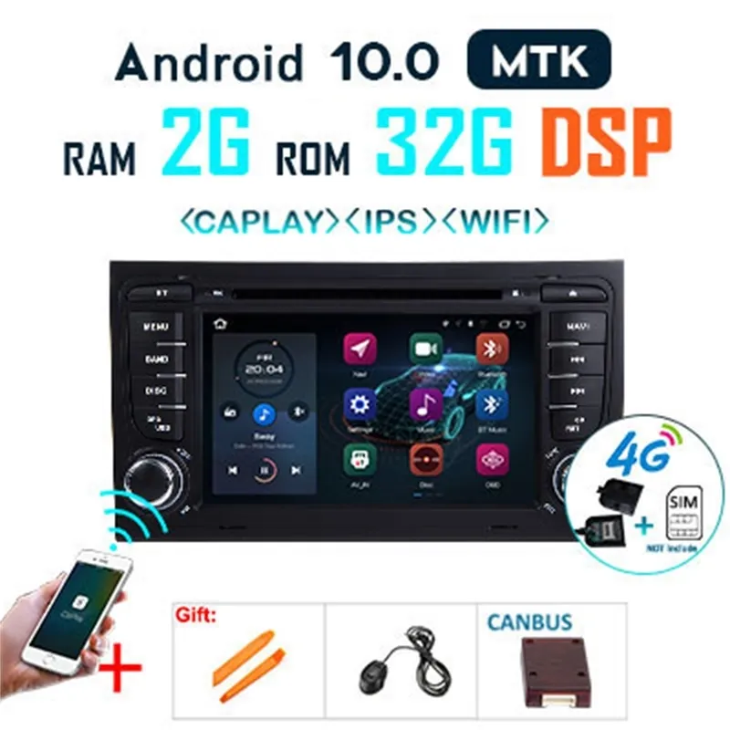 Démonter / Installer un autoradio Android pour Audi A4 B7 2004-2008 