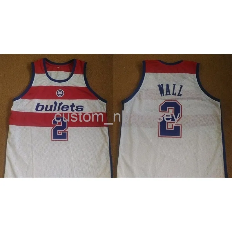 Custom Stitched John Wall custom basketball uniforms Name with Personalized Name and Number