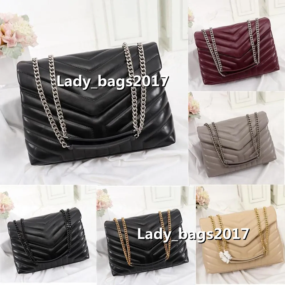Classic Bags Shape Flaps Chain Bag Luxury Designers Lady LOULOU Handbags Women Shoulder handbag Clutch Tote Messenger Evening Shopping Purse