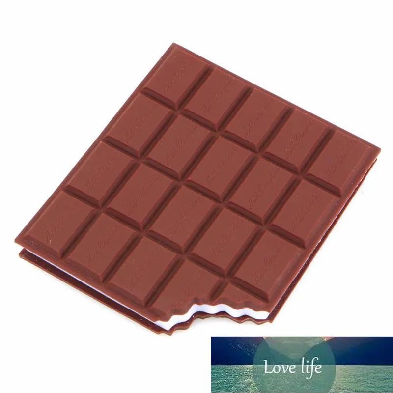 Chocolate bloco de notas material de escritório artigos de papelaria adesivo caderno adesivo diário creativo notas de fábrica Preço de fábrica Qualidade Qualidade Última Último estilo original