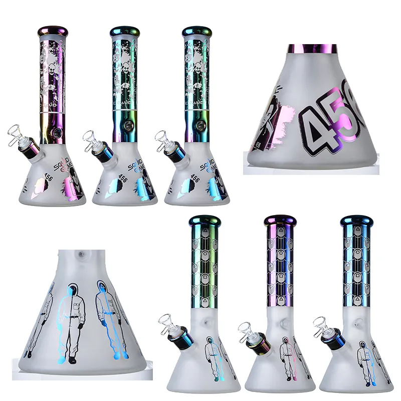 13 tums hookahs stora bongs glasbägare Bong raka rörolja Dab Rigs Ice Pinch 7mm tjock 18mm kvinnlig ledd med diffused downstem