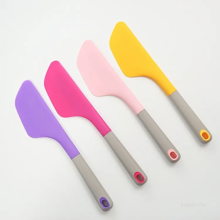 Grand silicone crème cuisson grattoir outils de pâtisserie antiadhésif mélangeur de beurre épandeur plus lisse spatule résistante à la chaleur T2I51838