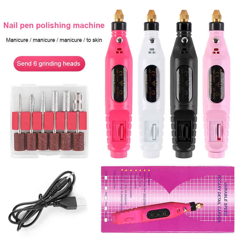 Professional Electric Drill Manicure Machine Pedicure Sets Sanding File Remove Nail Polish Equipment Tools HOT TSLM1