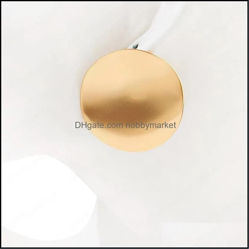 Classic Women`s Exaggerated Gold Round Earrings Bijoux Fashion Brinco Dangle Earrings Hangers Korean Style