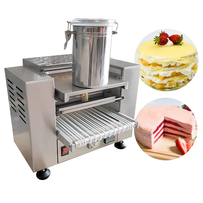 2800 W Elektryczne ogrzewanie maszyna do ciasta ze stali nierdzewnej automatyczna skórka do ciasta jajka