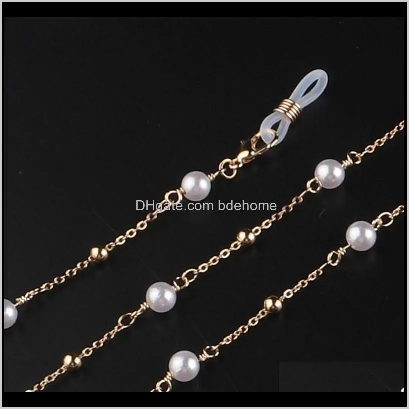 luxury handmade elegant pearl beaded glasses chain women sunglasses lanyard strap reading eyeglass chains strap landyard 851 r2