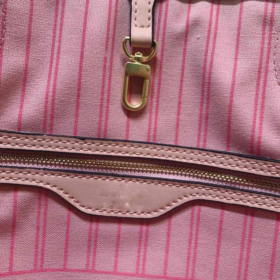 Nebuafuru MM Shoulder Tote Bag N41361 Damier Azur Women`s pouch tote bag Size:32-29-17 V-230