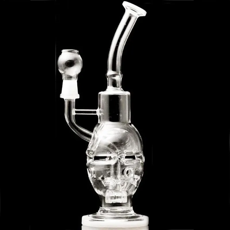 Mixed Styles 20 27 15 cm Glass Bongs with Inline Perclator Joint 14.4mm Bent Type Smoking water pipes Hookah Oil Rigs in stock ready to ship