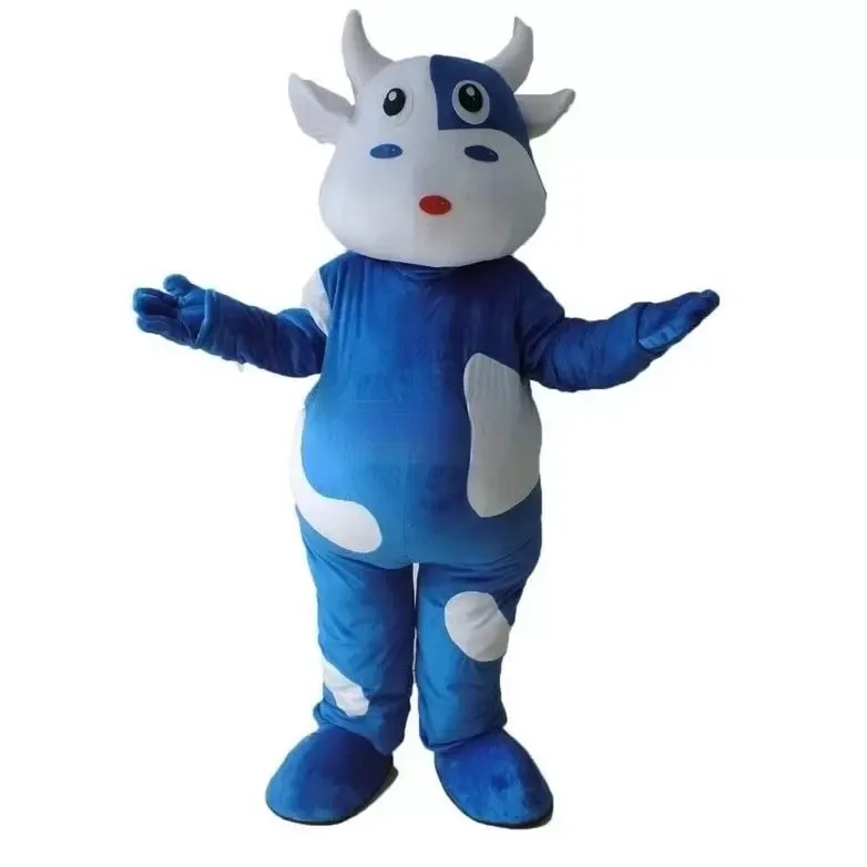 Halloween Lovely Cows Mascot Costume Top Quality Customize Cartoon Anime theme character Adult Size Christmas Birthday Party Outdoor Outfit Suit