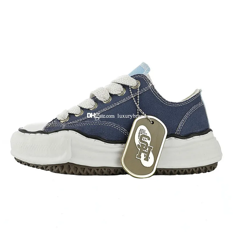 Maison Mihara Yasuhiro Canvas Shoes for Men's Nigel Cabourn Sneakers Mens Original Sole Sneaker Womens Designer Sports Shoe Skateboarding