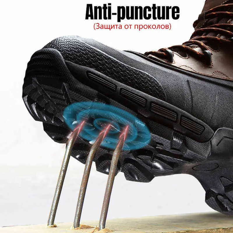 Scarpe Antinfortunistiche Da Uomo Scarponi Da Trekking Con Punta