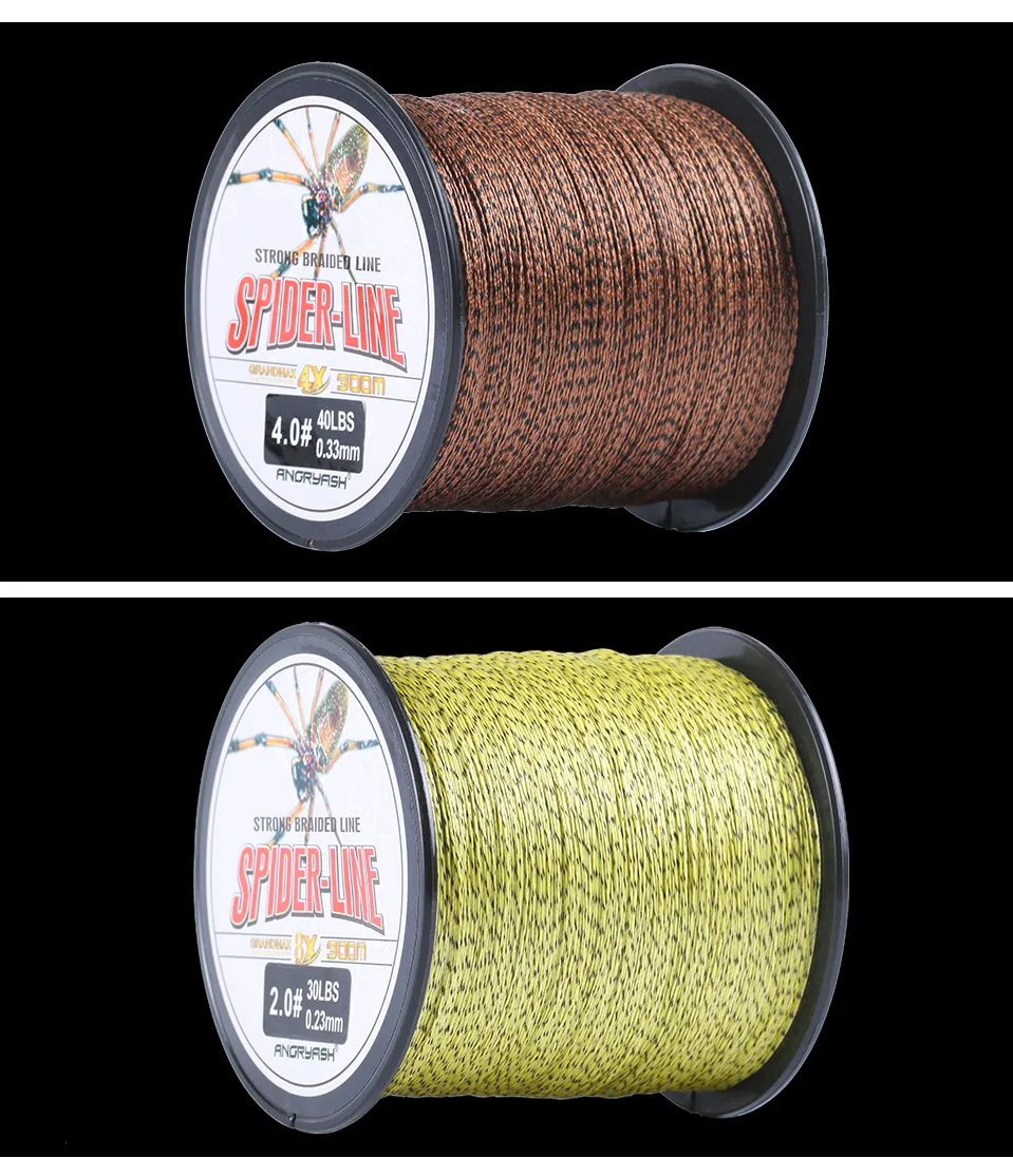 Braided Fishing Line Abrasion Resistant Zero Stretch Braided Lines 4  Strands Super Strong Superline 10Lb 60Lb Test 300m 328Yard204g From Ufo430,  $12.44
