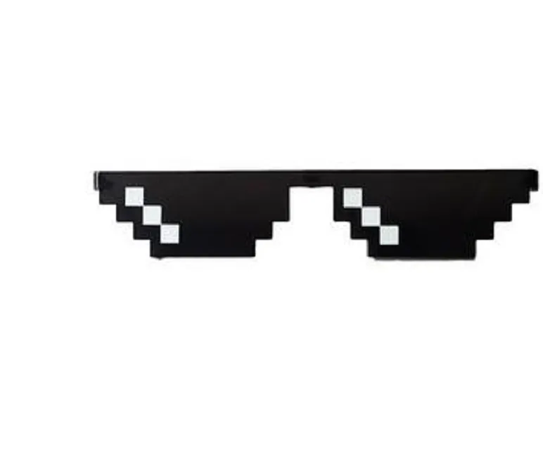 2021 beliebte Mosaik Gläser Pixelierte Sonnenbrille mode spielzeug Frauen Männer Thug Life Party Brillen Vintage Sonnenbrille