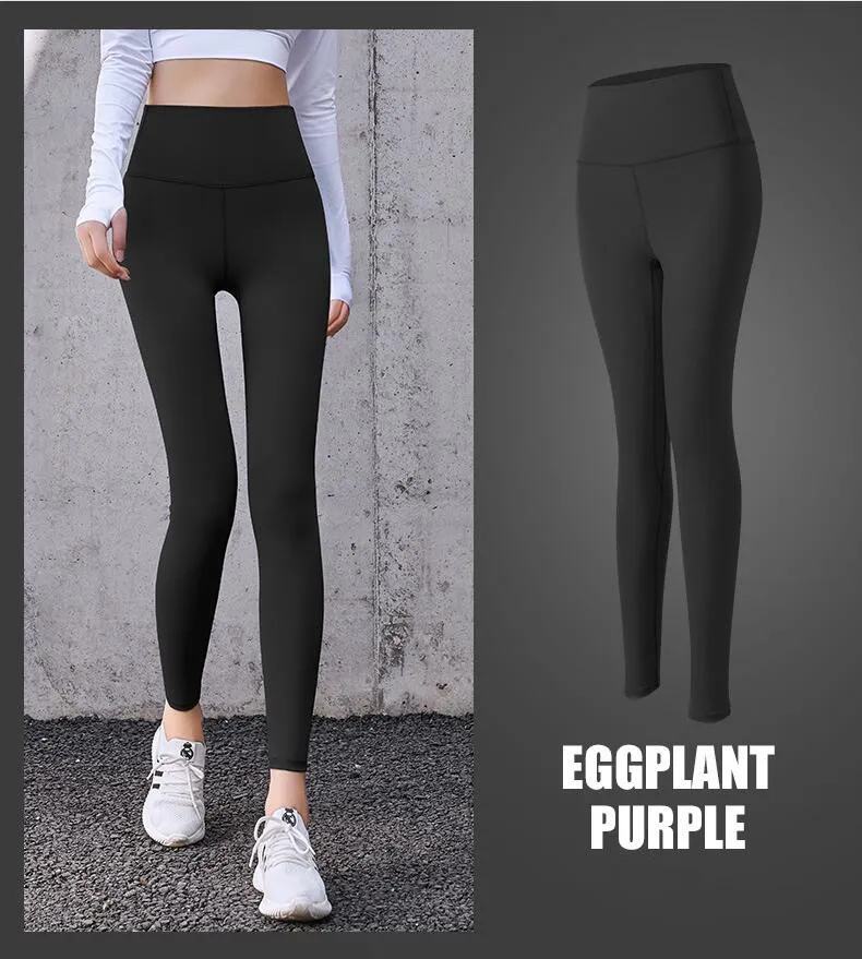 Pantalons de yoga pour femmes Taille haute Sports Gym Wear Leggings Elastic Fitness Lady Collants complets Workout hip lift pants Plus size S-3XL