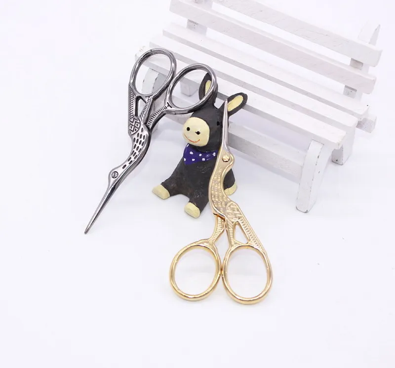 Silver Stork Embroidery Scissors, Sewing Scissors, Quality Crane