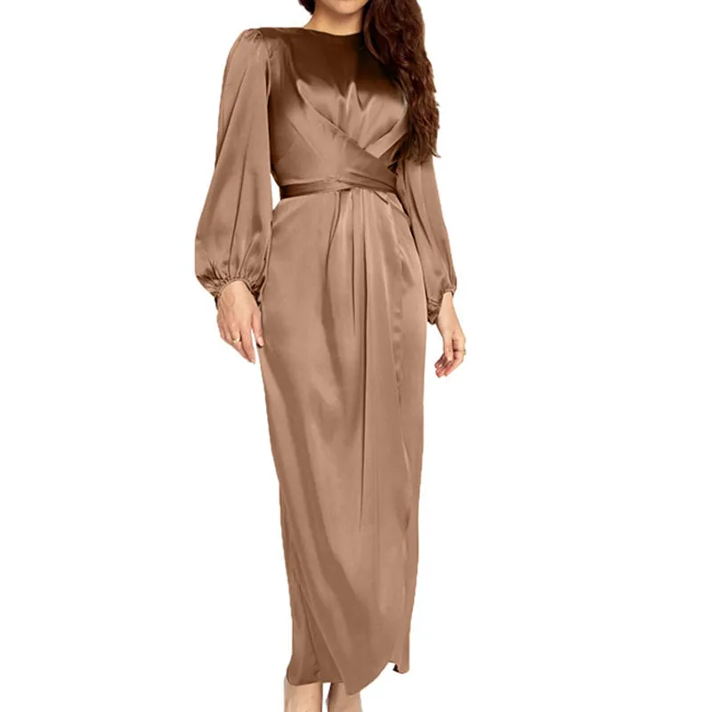 knee length dresses for ladies Maxi Slip Dress – The Shell Station main image 1
