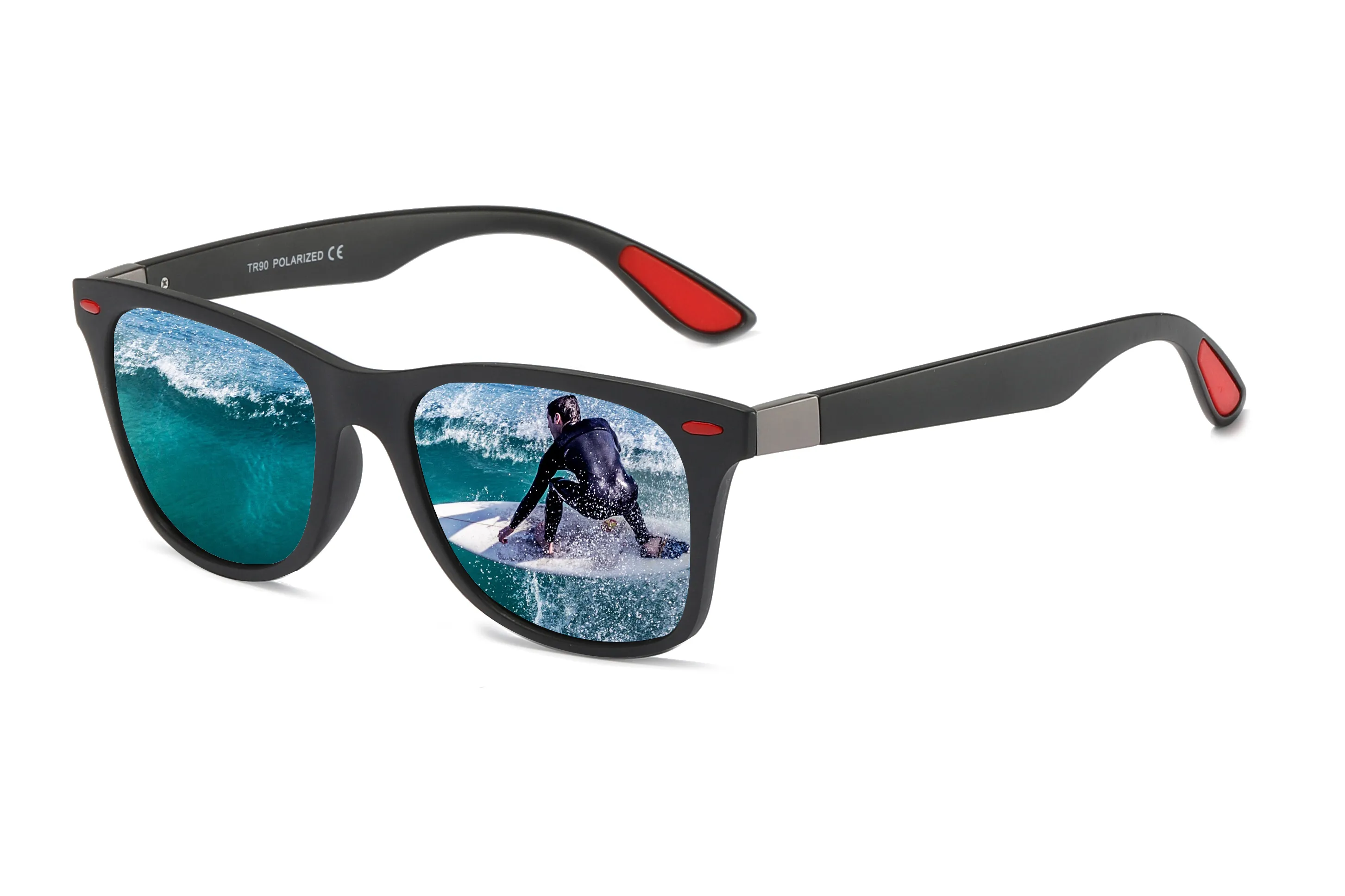 Sporty Spolaryzowane Okulary Dla Mężczyzn Kobiety Marka Projektant TR90 Ultra Light Rama Odcienie UV400 Anti Glare Jazdy Jazda na rowerze Szkło Słońce US Local Warehouse Szybka dostawa