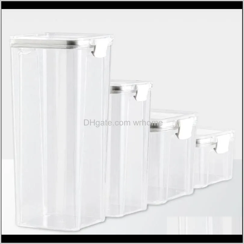 multi capacity sealed can rice grain storage box dispenser multigrain spaghetti noodles containers transparent bottles & jars