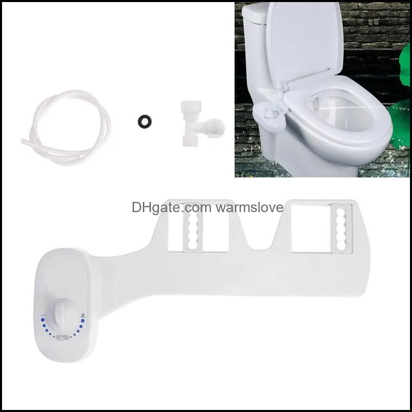 Bath Accessory Set 7/8 Toilet Seat Attachment Bathroom Water Spray Non-Electric Mechanical Bidet