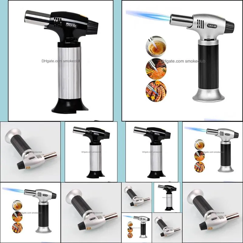 1300C Butane Scorch Torch  Flame Lighters Chef Cooking Refillable Adjustable Flame Kitchen Lighter Spray Gun Picnic Tool RRD6793