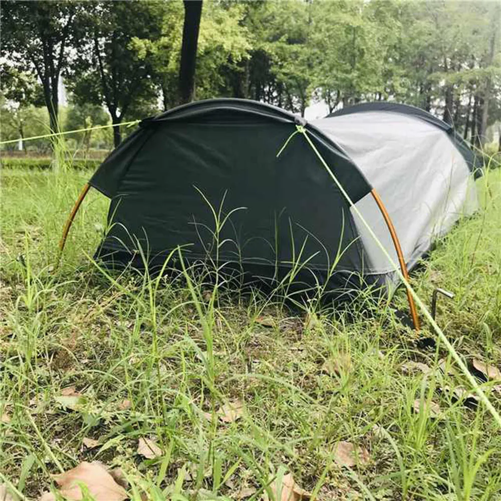 220x90x50cm Amy Green Ultralight Bivvy Bag Tent, Compact Single Person