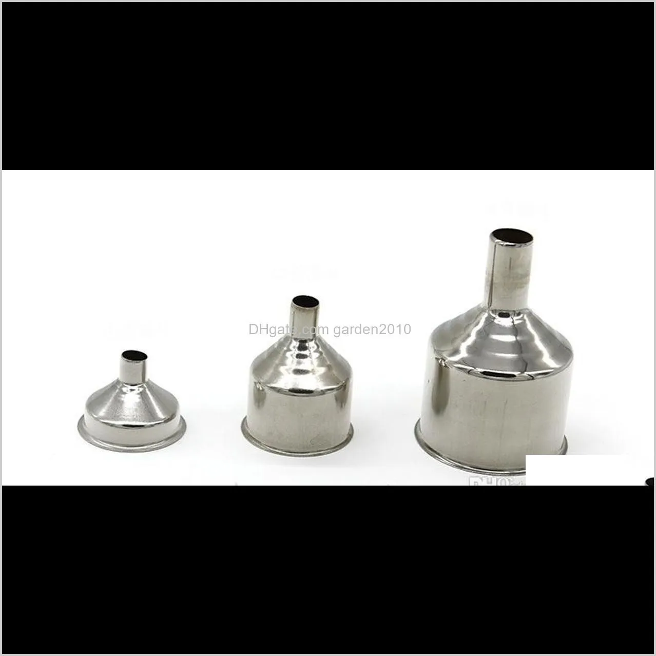 stainless steel funnel for hip flasks flask wine pot oil pot wide mouth funnel small size/big size