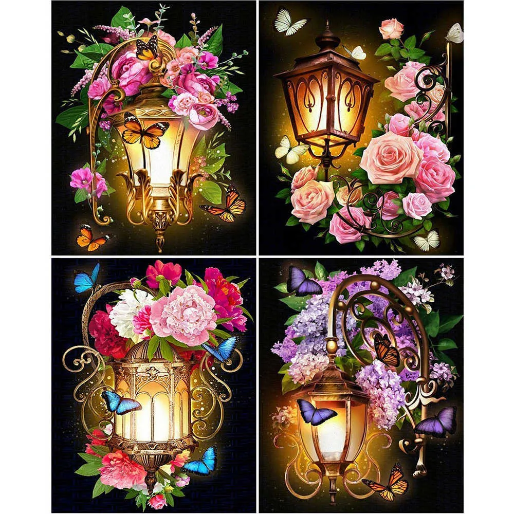 Evershine 5D Painting Butterfly and Flower Full Square Diamond Embroidery Sale Rhinestone Mozaïek Cross Stitch Home Decor