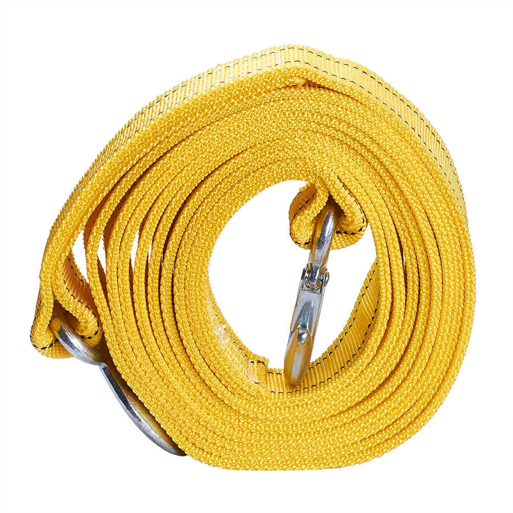 5m Heavy Duty Car Tow Strap With Custom Hooks 6 Ton Length For Off